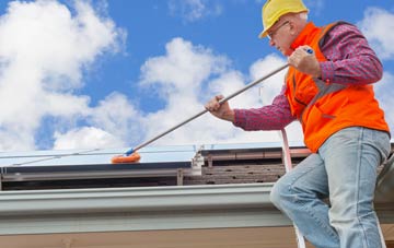 Hazel Stub soft wash roof cleaning